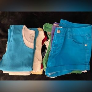 12 piece vintage spring bundle shorts tops
